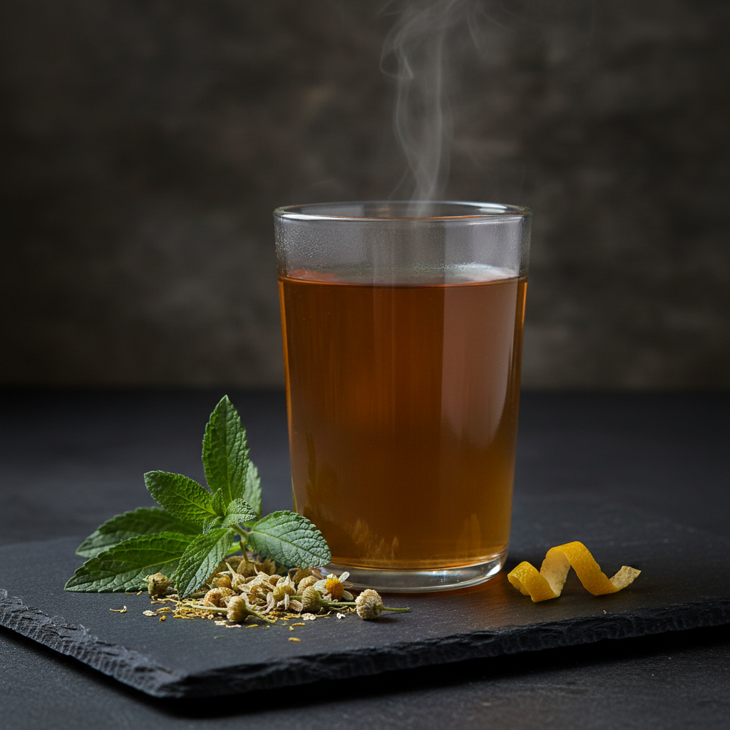 Chamomile lemon verbena tea - single