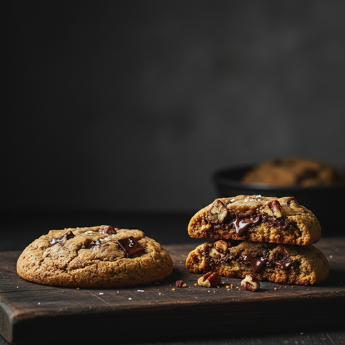 Chocolate chip pecan cookies - two