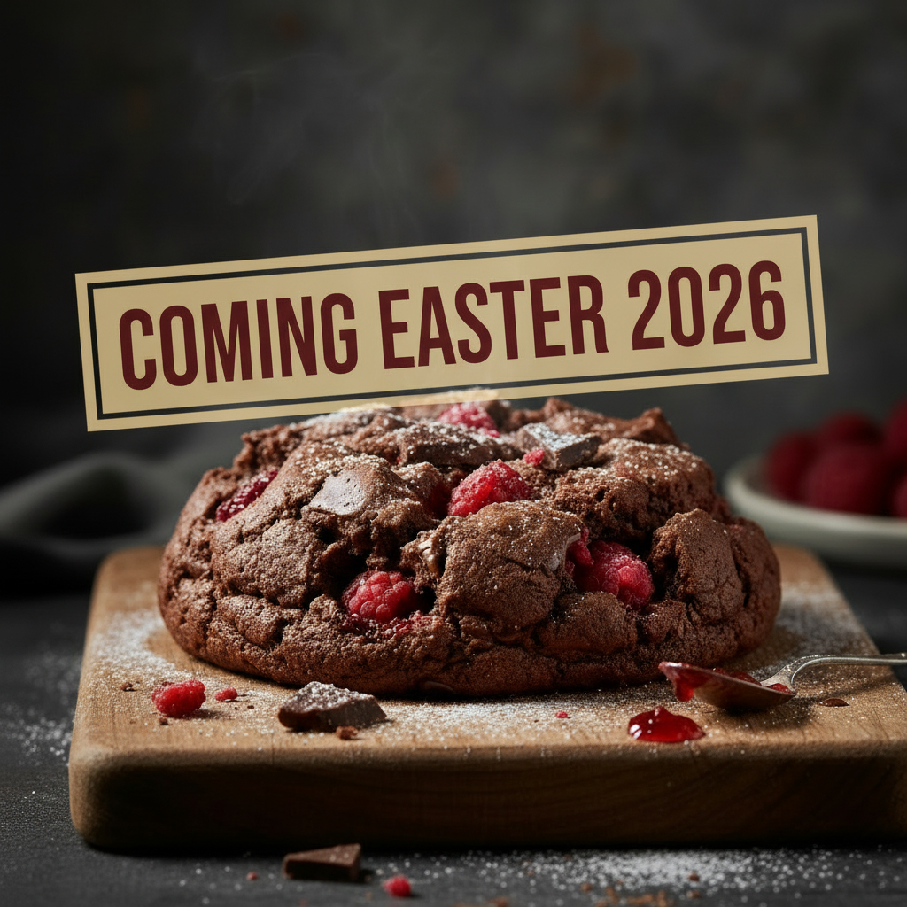 Chocolate Raspberry Cookie - Coming Easter 2026